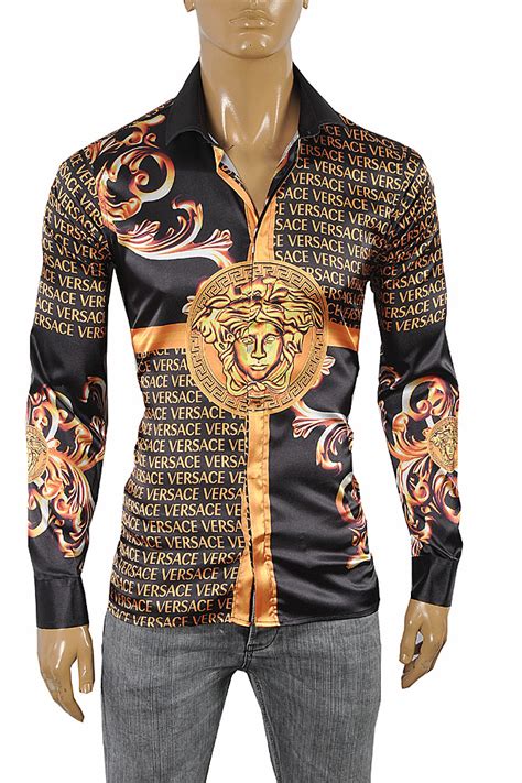 versace man shirt|versace style shirts for men.